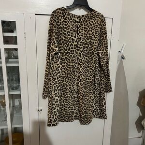 Leopard Print Women's Dress
